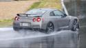 Water rain nissan sports cars gray gt-r wallpaper