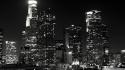 Black and white cityscapes los angeles wallpaper
