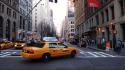 Cityscapes streets taxi cities wallpaper