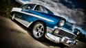 Hot rod chevrolet bel air classic cars wallpaper