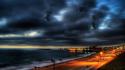 Night home los angeles skyscapes cities redondo beach wallpaper