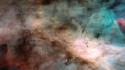 Outer space galaxy omega nebula wallpaper