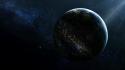 Planets science fiction wallpaper