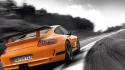 Porsche orange roads speed 911 gt3 rs wallpaper