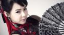 Women models asians korean qipao kim na wallpaper