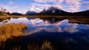 Landscapes canada lakes banff national park mount wallpaper