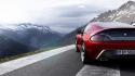 Mountains red cars roads bmw zagato concept wallpaper