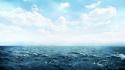 Ocean clouds skyscapes wallpaper