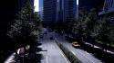 Tokyo trees streets cars buildings shadows roads cities wallpaper