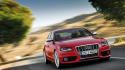 Audi S4 Front Speeding wallpaper