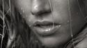 Black and white lips open mouth juliane raschke wallpaper