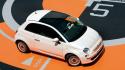 Fiat 500 White Top wallpaper