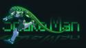 Green video games mega man glow wallpaper