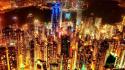 Kong glowing cities city around the world wallpaper
