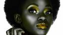 Piercings afro african eye faces black hair wallpaper