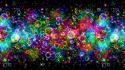Abstract bubbles colors wallpaper