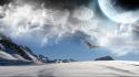 Abstract fantasy mountains art imagine artwork skyscapes wallpaper