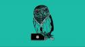 Minimalistic hipster owls simple wallpaper