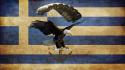 Special air service parachute greek flag hellas wallpaper
