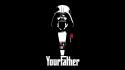 Vader funny the godfather crossovers black background wallpaper