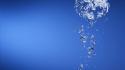 Water abstract paint blu colors wallpaper