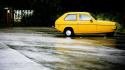 Cars vehicles reliant robin yellow wallpaper