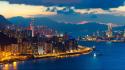 Cityscapes architecture hong kong town skyscrapers cities wallpaper