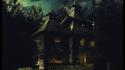 Fantasy art artwork haunted house wallpaper