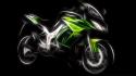 Green motorbikes motorcycles wallpaper
