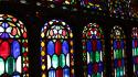 Iran ancient stained glass qazvin wallpaper