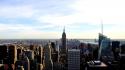 New york city empire state building skyscapes wallpaper