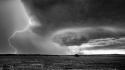 Storm fields argentina national geographic grayscale lightning wallpaper