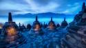 Blue indonesia hdr photography wallpaper