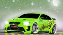 Green cars tuning ford mustang 3d m6 wallpaper