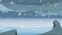Pony: friendship is magic snowy mountains equestria wallpaper