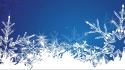 Winter vector illustrations snowflakes blue background art wallpaper