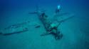 Aircraft wrecks national geographic underwater wallpaper