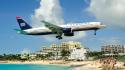 Beach aircraft caribbean princess juliana international airport saint-martin wallpaper