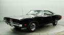 Cars dodge charger r/t black classic muscle car wallpaper