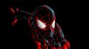 Comics spider-man superheroes marvel ultimate miles morales wallpaper
