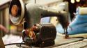 Old machines objects sewing machine wallpaper