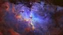 Outer space eagle nebula wallpaper