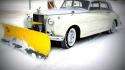 Vehicles rolls royce white side view auto wallpaper