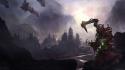 Video games ruins fantasy art warhammer 40,000 wallpaper