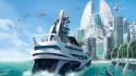 Water beach wall anno 2070 game wallpaper