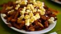Food cheese french fries potatoes poutine wallpaper