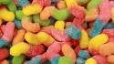 Food candy gummy worms wallpaper