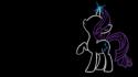 Glow rarity my little pony: friendship is magic wallpaper