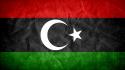 Grunge flags national libya wallpaper