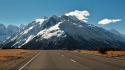 Mountains landscapes nature sheep roads wallpaper